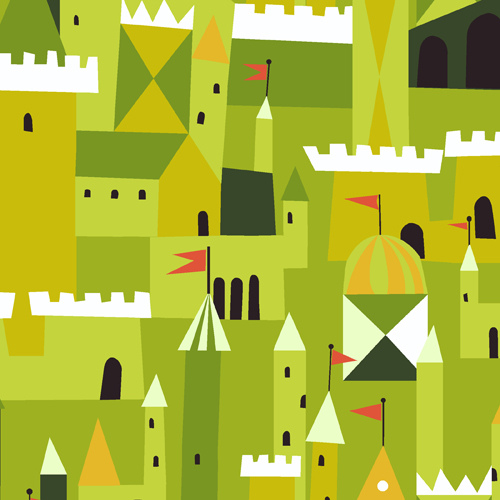 Castle Peeps - Gallant Green Castle Town